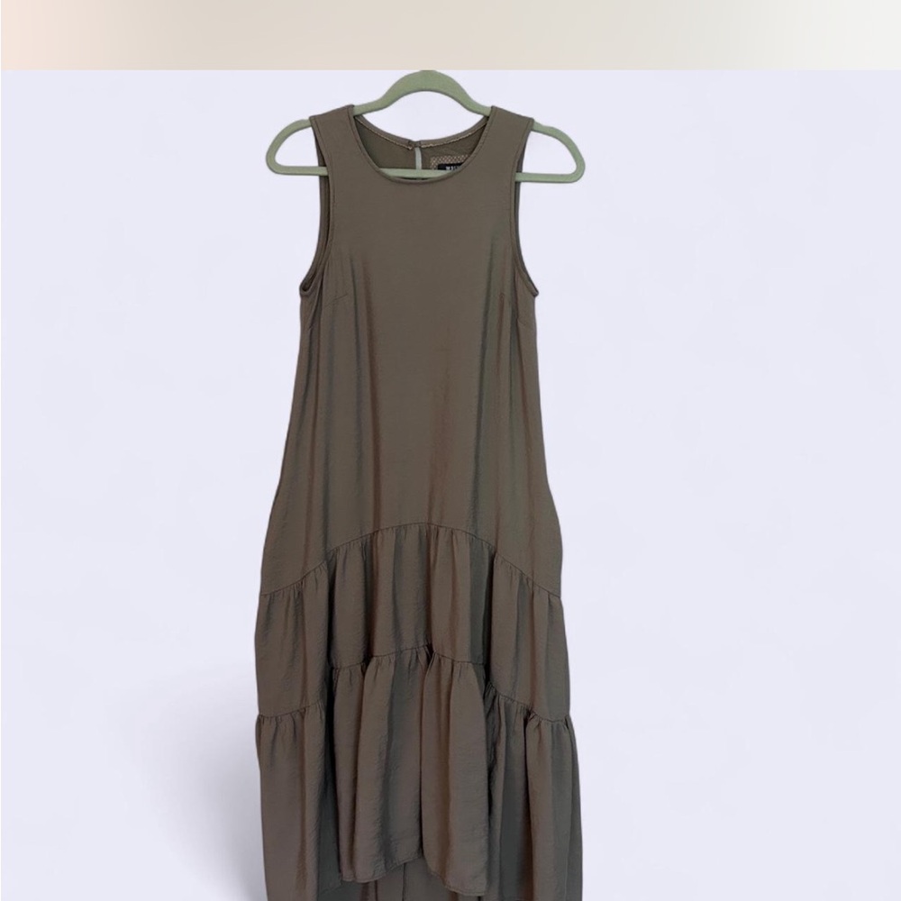 Anthropologie | Maeve |  Tiered Maxi Dress | Sage Green | Small